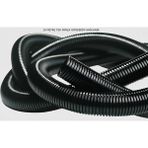 CevHerS 17MM Yarıksız Spiral Hortum 10 Metre Kablo Gizleme Izolasyon Borusu Esnek Siyah