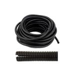 CevHerS 23MM Yarıklı Spiral Hortum Kablo Gizleme Izolasyon Borusu Esnek Siyah