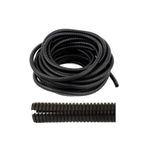 CevHers 8.5mm Yarıklı Spiral Hortum Kablo Gizleme İzolasyon Borusu Esnek Siyah