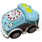 Çevirmeli Telefon Araba Mavi - Açık Mavi