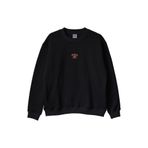 Çevirmeli Telefon Desenli Nakış Bisiklet Yaka Sweatshirt