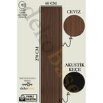Ceviz 60x270 Yeni Nesil Akustik Ahşap Duvar Paneli