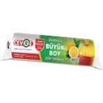 Çevre Büzgülü Çöp Torbası Limon Kokulu Büyük Boy 10'lu 65 x 70 CM