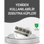 Çevre Dostu Metal Buz Küpü ve Kullanışlı Klips Seti - Renkli - Belirtilmemiş