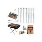 ÇEVRE Portatif 60'lık Mangal Seti Büyük Boy Mangal 60x35
