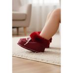 CEYDA SHOES KREŞ,BEBEK,ÇOCUK, HAKİKİ DERİ, YUMUŞAK, KAYMAZ TABAN, KÜRKLÜ EV BOTU,PANDUF,PATİK