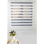 CEYHAN STORE Beyaz Bambu Zebra Perde