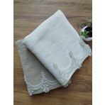 Çeyiz Bahçesi Feel 2 Adet 50x90 cm Kadife Havlu Takımı
