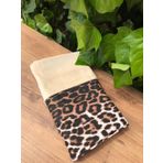 Çeyiz Bahçesi Leopar 50x90 cm Cappuccino Kadife El Havlusu