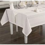 Çeyiz Bahçesi Lüx Servis Takımı 26 Parça - 160 x 220 cm - Açık Krem