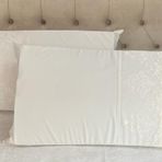 Çeyiz Bahçesi Mahidevran 2 Adet 50x70 cm Güpürlü Krem Yastık Kılıfı