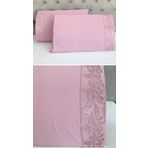 Çeyiz Bahçesi Sarmaşık 2 Adet 50x70 cm Fransız Güpürlü Pudra Yastık Kılıfı