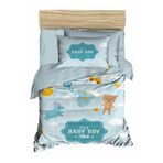 Çeyiz Diyarı Baby Boy Buz Mavisi Bebek Nevresim Takımı