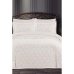 Çeyiz Diyarı Çeyizdiyarı Lucca 3 Parça Pike Takımı Krem - 240x250 cm