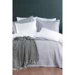 Çeyiz Diyarı Fiona 10 Parça Pikeli Çeyiz Seti Gri - 240 x 250 cm