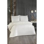 Çeyiz Diyarı Fransız Dantelli Seda Çeyizlik Nevresim Takımı Krem - 200 x 220 cm