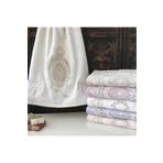 Çeyiz Diyarı Fransız Güpürlü Arella Çeyizlik 6lı Bambu El Yüz Havlusu 50x90 Cm
