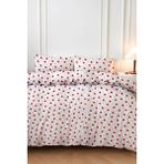 Çeyiz Diyarı Kalbim Çift Kişilik Nevresim Takımı - Kırmızı - 200 x 220 cm