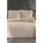 Çeyiz Diyarı Perla Çift Kişilik Yatak Örtüsü 250X260 Cappucino - Cappuccino - 250 x 260 cm