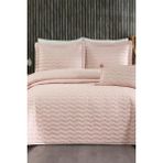 Çeyiz Diyarı Perla Çift Kişilik Yatak Örtüsü 250X260 Pudra - 250 x 260 cm