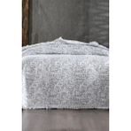 Çeyiz Diyarı Puffy Pamuk Çift Kişilik Tek Battaniye 200X220 Gri - 200 x 220 cm