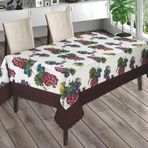 Çeyiz Diyarı Punnet Mutfak ve Bahçe Masa Örtüsü 140x200 Cm Üzüm Kahve