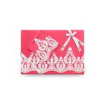 Çeyiz Diyarı Queen Fransız Dantelli Nevresim Takımı,Nar Çiçeği 200X220
