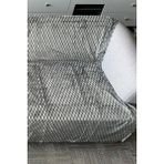 Çeyiz Diyarı Sofa Cover Pelüş Kaymaz Tabanlı Koltuk Örtüsü 170X215 cm Antrasit - 170 x 215 cm