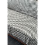 Çeyiz Diyarı Sofa Cover Pelüş Kaymaz Tabanlı Koltuk Örtüsü 170X215 cm Gri - 170 x 215 cm