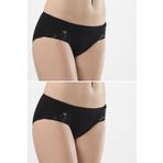 Ceyizalisverisi 2'li Paket Siyah M Türen Kadın Likralı Dantelli Bikini