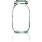 Çeyizde Korken Kavanoz 3000 ml Vakumlu Kilitli Cam Saklama Kavanozu