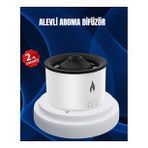 CEYLAN ADAM 3D Alev Işıklı Aromaterapi Makinesi – 360 ml Su Kapasiteli Sessiz Difüzör