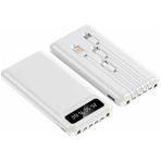 Ceylan Adam 4 Çıkışlı 20.000 Mah Powerbank Uzun Pil Ömürlü Taşınabilir - Çok Renkli