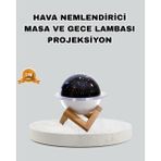 Ceylan Adam Aromaterapili USB Hava Nemlendirici – Projeksiyon Işıklı, Sessiz ve Şık Tasarım - Çok Renkli