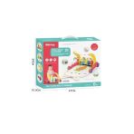 Ceylan Adam BIB6016- Vardem Piyanolu Bebek Yürüteci ve Tavşan Desenli Kırmızı Oyun Halısı 2 In 1