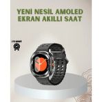 Ceylan Adam Mey Ithalat® 1.62 Inç Akıllı Saat Arama Özellikli Sağlık ve Spor Takibi - Çok Renkli