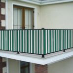 Ceylan Home Balkon Demiri Perdesi Kuş Gözü Her Ölçüde Özel Dikim Yeşil