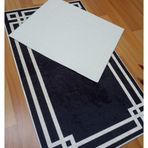 Ceyline 2Lİ BANYO SETİ BASKILI LUNA SİYAH