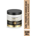 Ceylinn Keratin Smooth Saç Maskesi 500 ml Kuru ve Elektriklenen Saçlar için Besleyici Formül