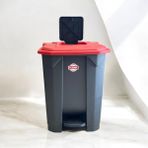 Ceymop Pedallı Çöp Kovası 50 Lt - Kırmızı
