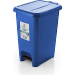 CEYMOP PROFESSIONAL Slim Pedallı Çöp Kovası - 30 lt - Mavi