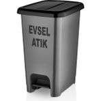 CEYMOP PROFESSIONAL Slim Pedallı Evsel Atık Çöp Kovası 30 Lt - 1 Adet