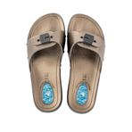 Ceyo 6500-1 Jelli Anatomik Kadın Terlik Platin 36-40 platin 35