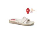 Ceyo 9200-12 Topuk Jelli Anatomik Taban Kadın Terlik Bej 36-40