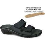 Ceyo 9855-11 Siyah Anatomik Kadın Terlik