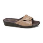 Ceyo 9863-36 Anatomik Taban Cırtlı Kadın Terlik Vizon 36-40 Vizon