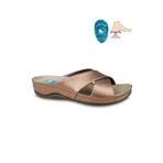 Ceyo 9946-1 Topuk Dikenine Özel Bakır Kadın Comfort Terlik
