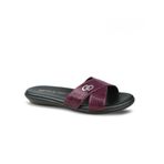 Ceyo Kadın Ev Terliği, Bordo, Memory Foam Comfort