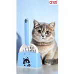 Ceyus Kedi Kumu Küreği Ve Platformu Mavi