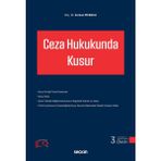 Ceza Hukukunda Kusur - Serkan Meraklı